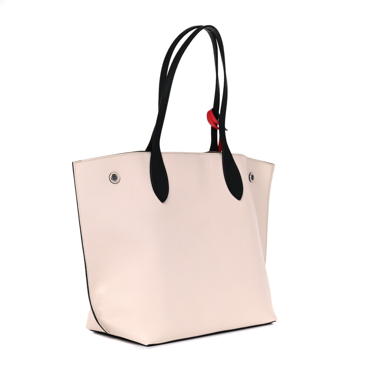 Louis Vuitton Calfskin Lockme Go Tote Kabuki Red Quartz Black 2 of 9