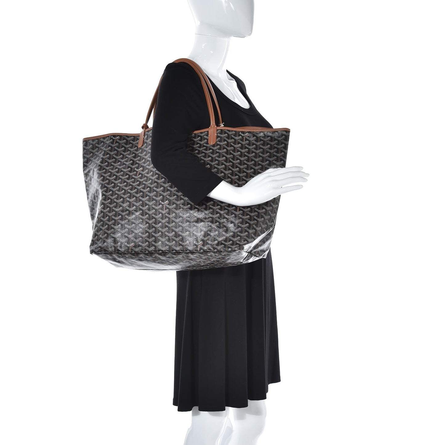 Goyardine Saint Louis GM Black Gold
