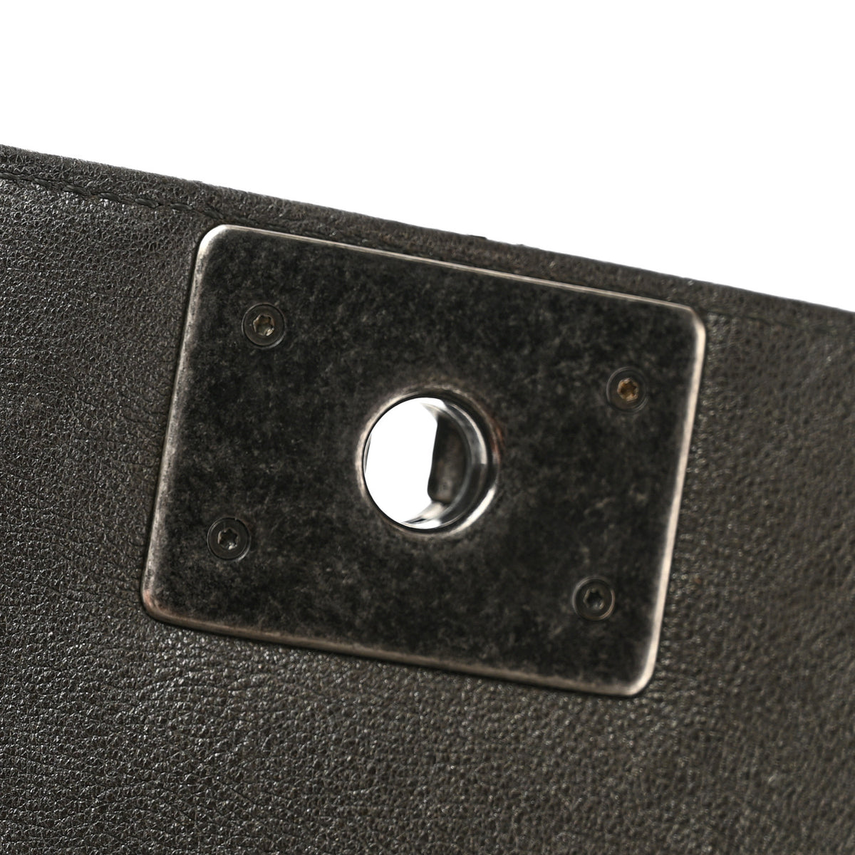 Chanel Goatskin Quilted Small Chain Mail Boy Flap Grey 11 of 13