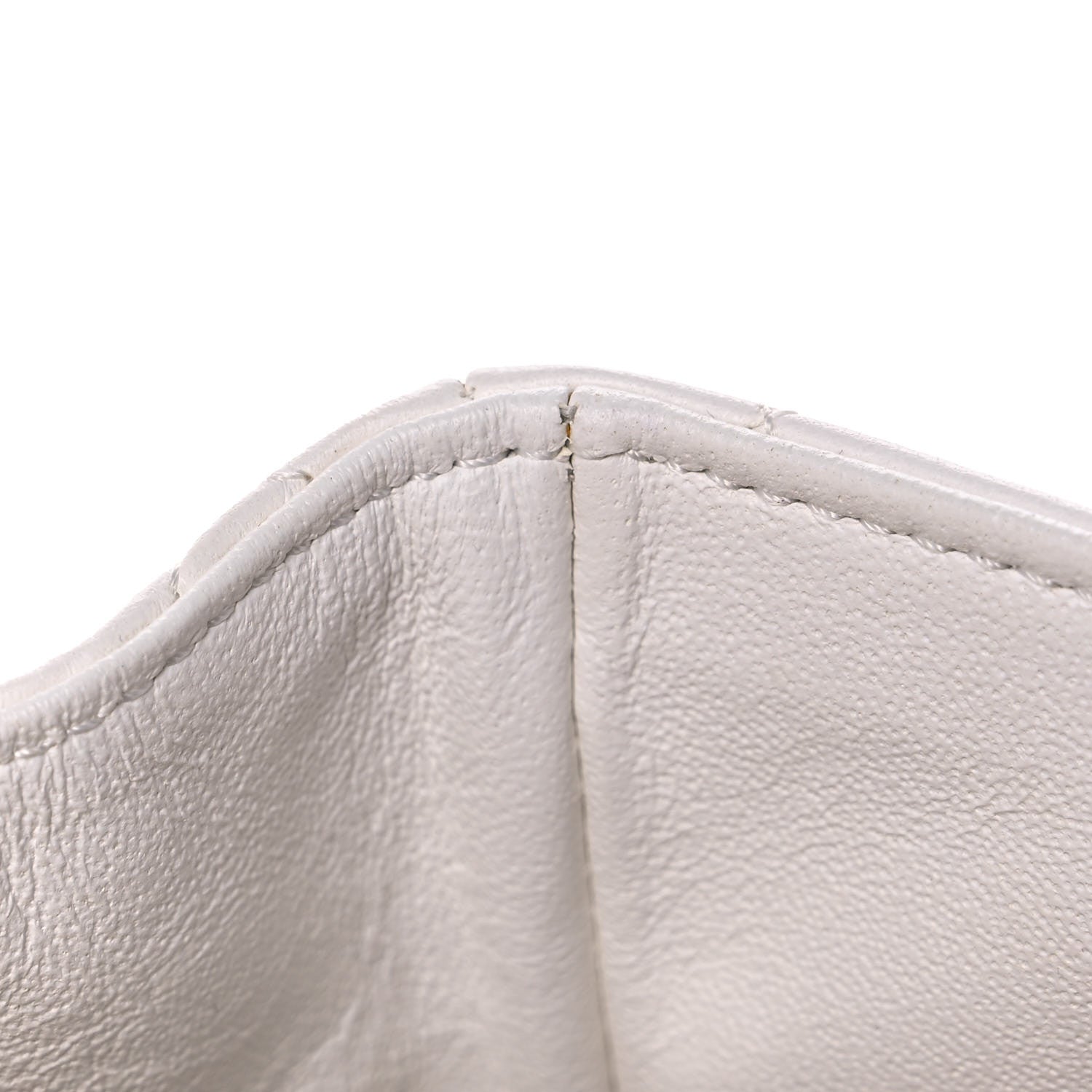 Chanel Lambskin Quilted Mini Rectangular Flap White 10 of 11