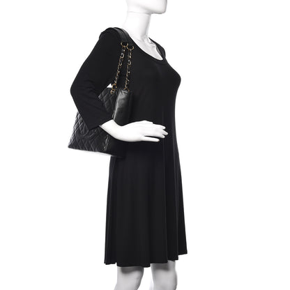 Chanel Caviar Quilted Petit Shopping Tote PST Black 2 of 11