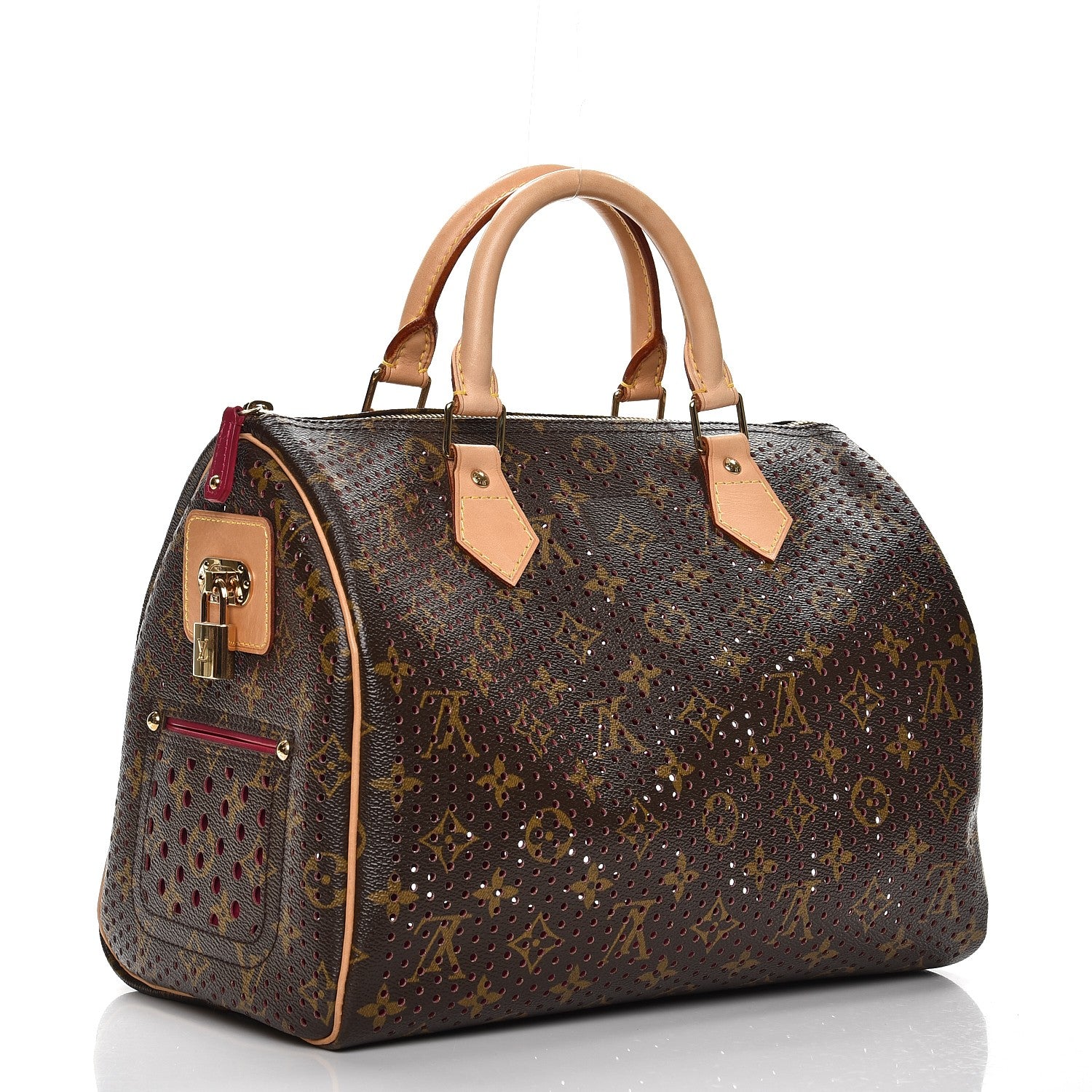 Louis Vuitton Monogram Perforated Speedy 30 Fuchsia 3 of 8