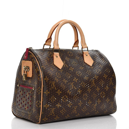 Louis Vuitton Monogram Perforated Speedy 30 Fuchsia 3 of 8
