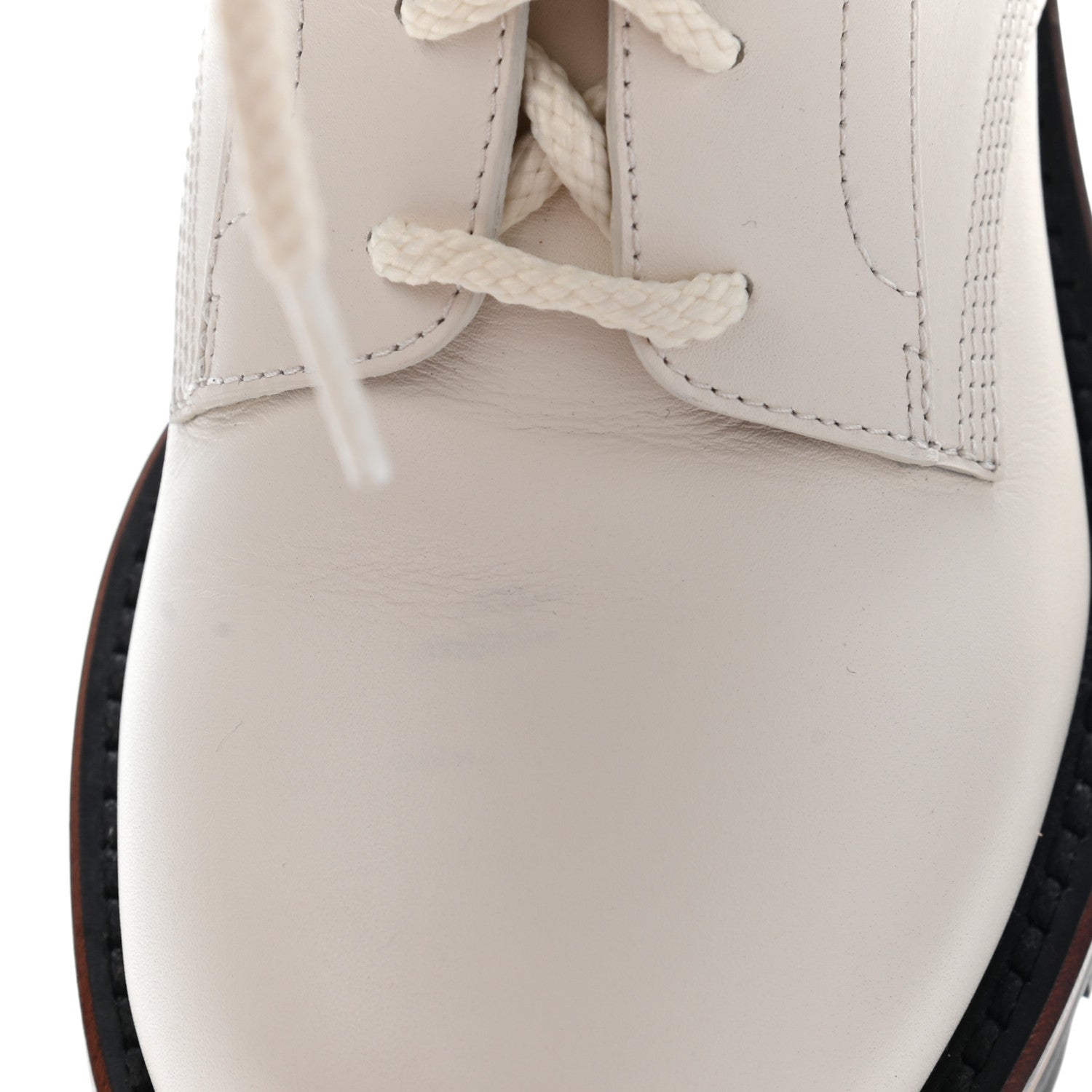Christian Dior Calfskin Dior Quest 35mm Hiking Boots 36.5 Off White 10 of 16
