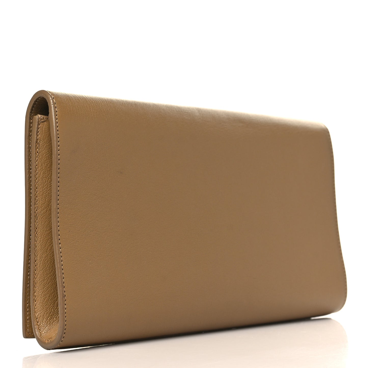 Calfskin Monogram Large Belle De Jour Clutch Beige