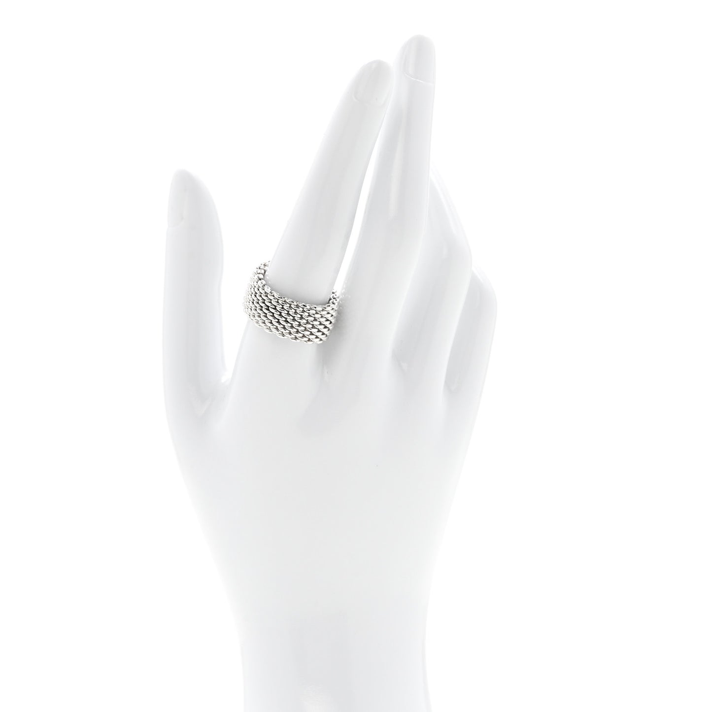 Sterling Silver Somerset Mesh Ring 60 9.25