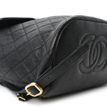 Chanel Caviar Quilted Filigree Backpack Black 8 of 9