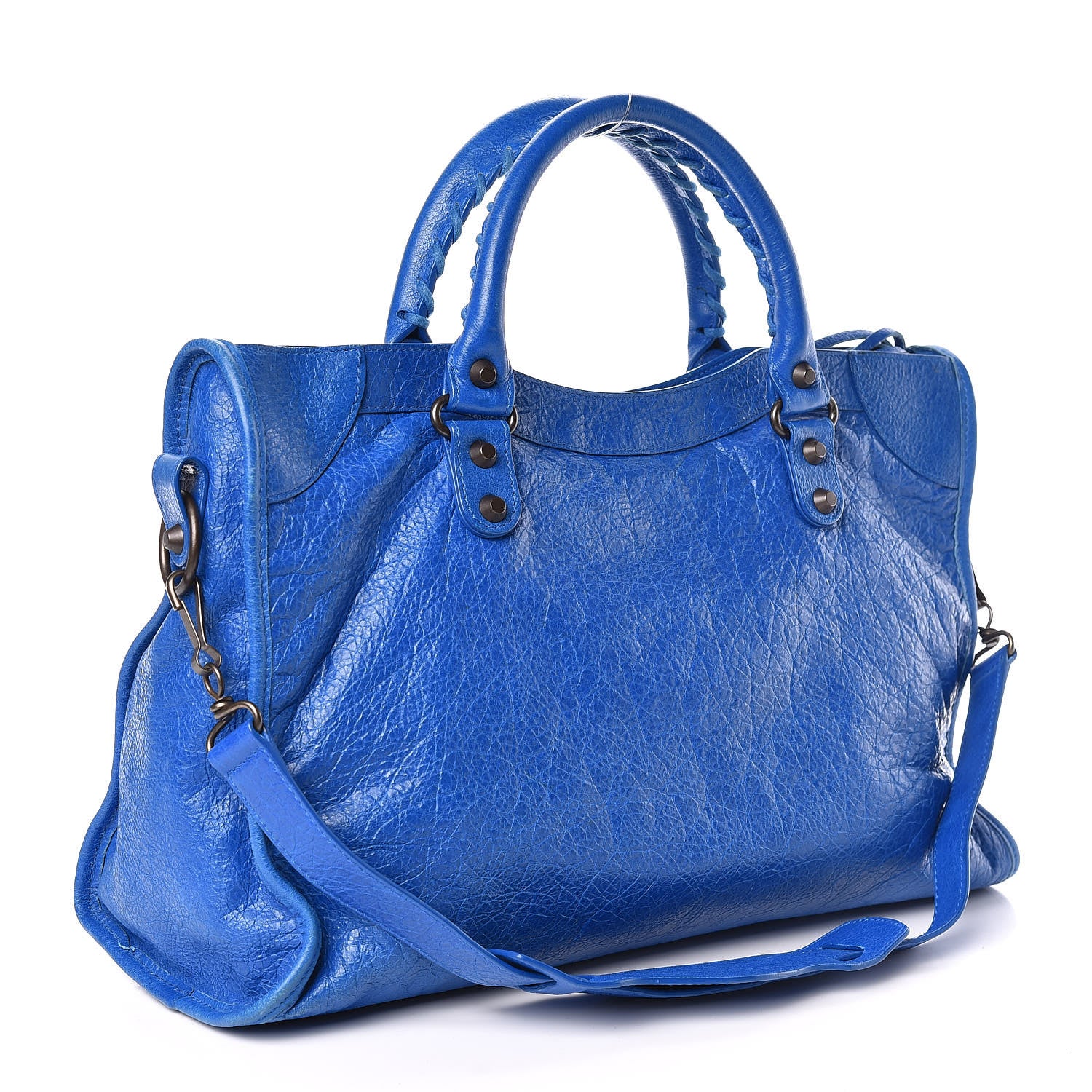 Balenciaga Agneau Classic Hardware City Bleu Lazuli 4 of 11