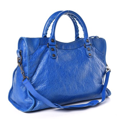 Balenciaga Agneau Classic Hardware City Bleu Lazuli 4 of 11