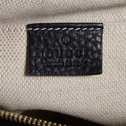 Gucci Pebbled Calfskin Small Soho Disco Bag Black 6 of 9
