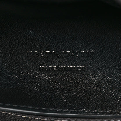 Saint Laurent Grain De Poudre Medium West Hollywood Monogram Fold-Over Earth 7 of 9