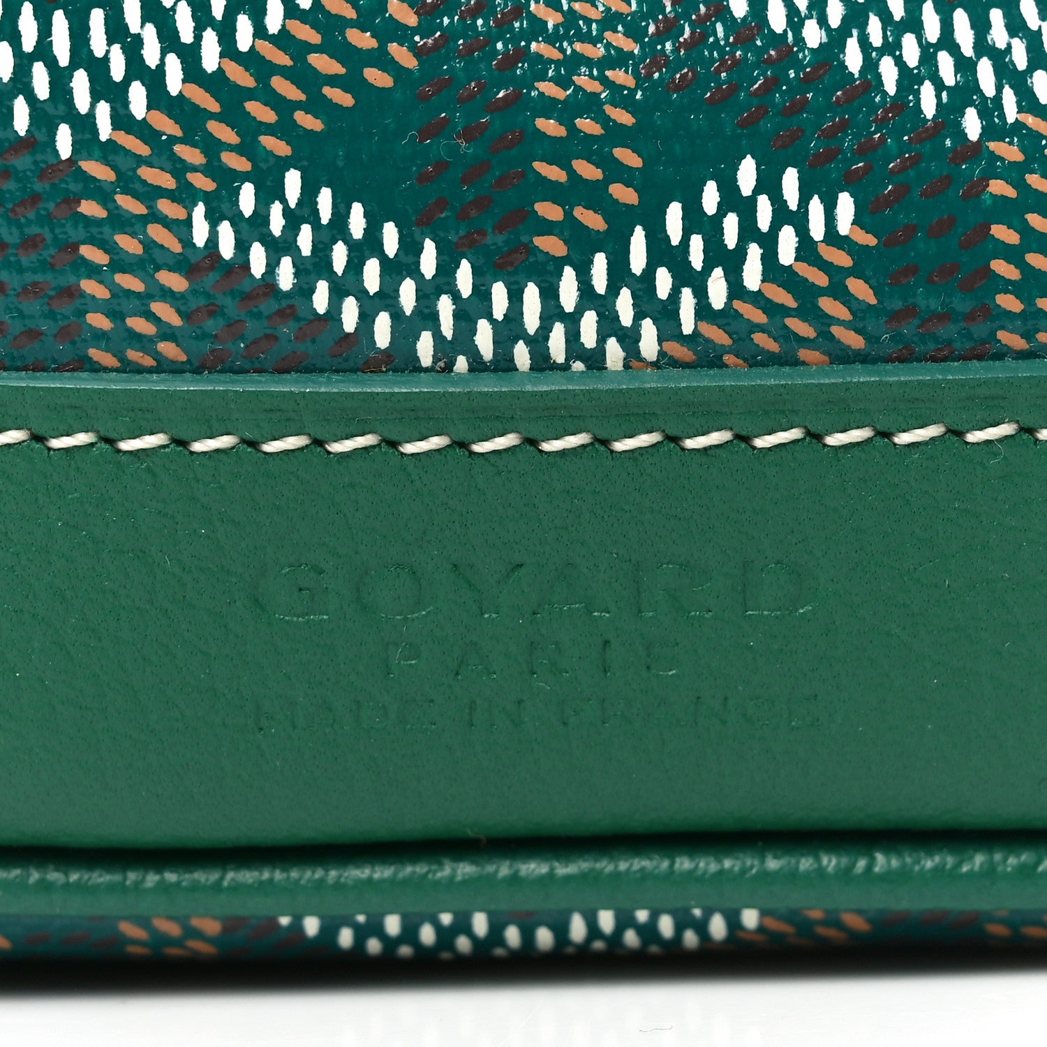 Goyard Goyardine Petit Flot Mini Bucket Bag Green 6 of 10