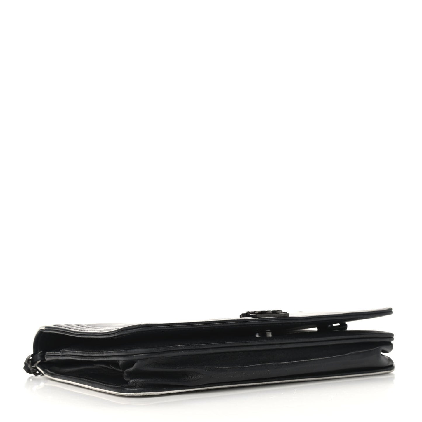 Lambskin Boy Wallet on Chain WOC So Black