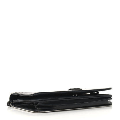 Chanel Lambskin Boy Wallet on Chain WOC So Black 4 of 17