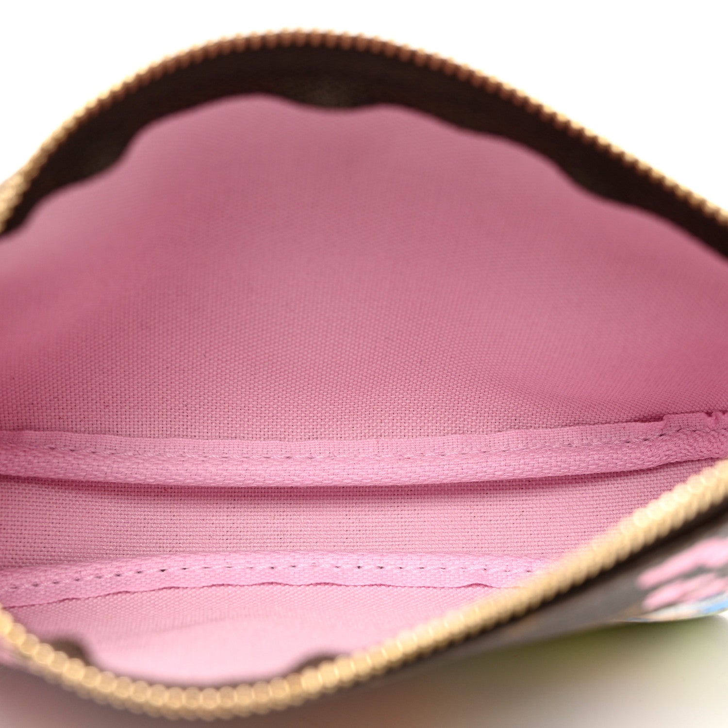 Louis Vuitton Monogram 2021 Christmas Animation Japanese Garden Mini Pochette Accessories Wisteria Pink 5 of 8