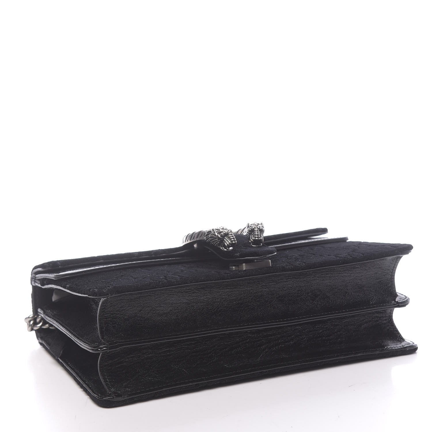 Gucci Velvet GG Monogram Small Dionysus Shoulder Bag Black 4 of 11