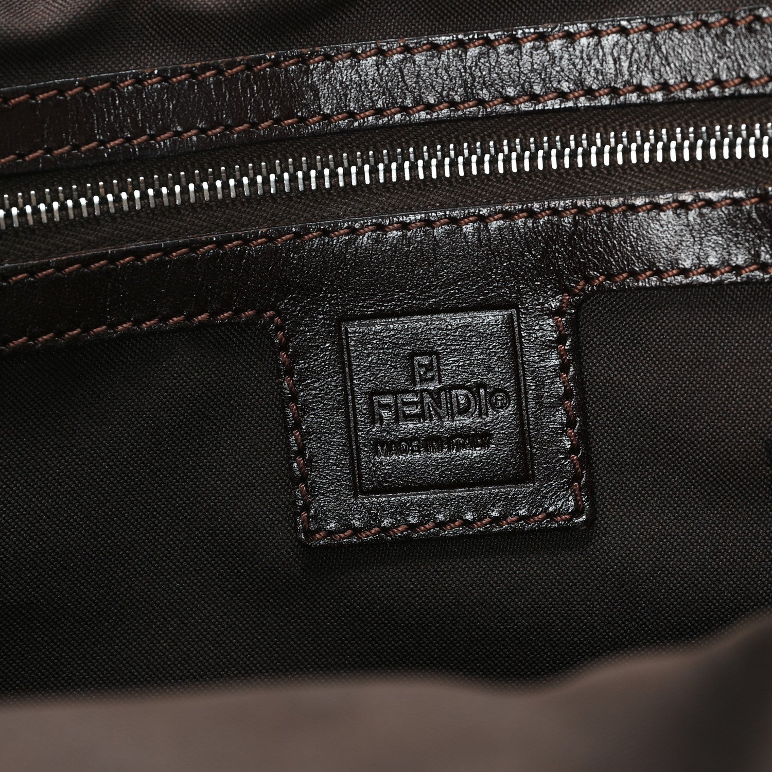 Fendi Zucca Small Holdall Tote Tobacco 6 of 9
