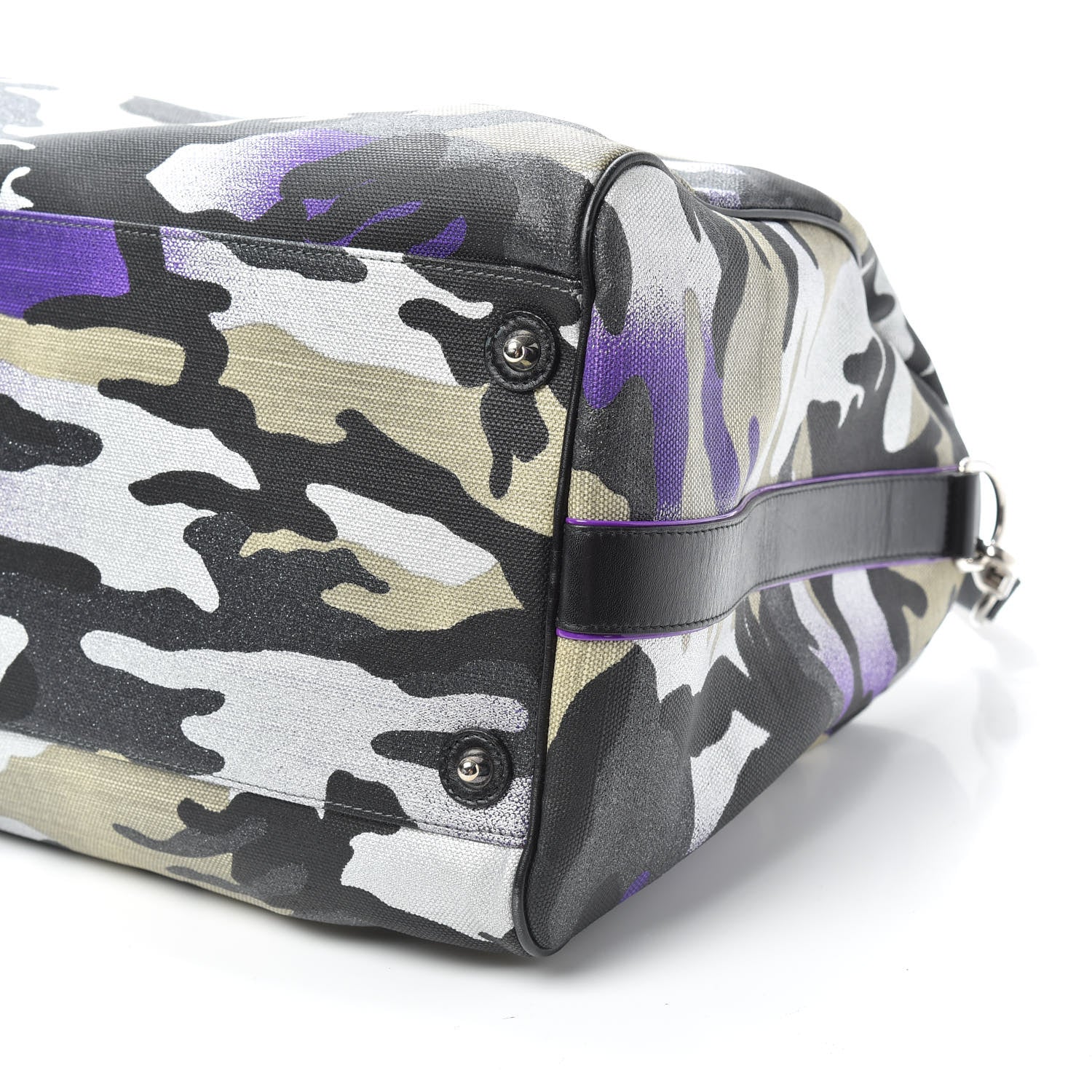 Christian Dior Canvas Camouflage Anselm Reyle Duffle 8 of 8