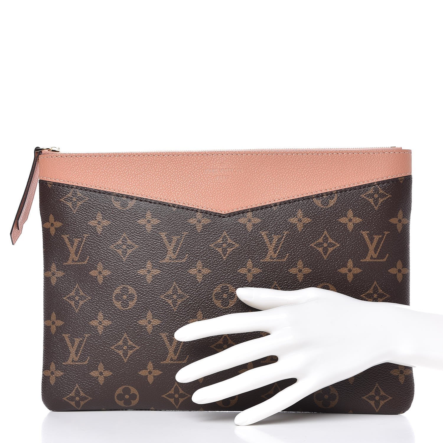 Louis Vuitton Monogram Daily Pouch Peach 2 of 7