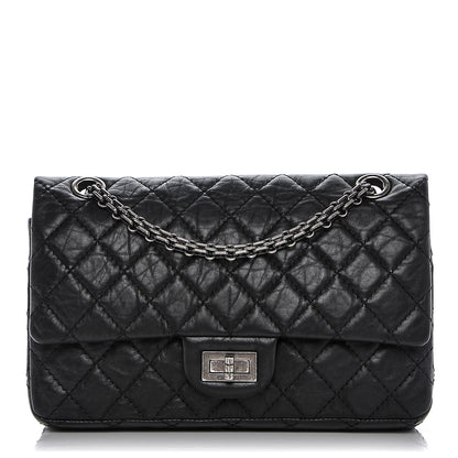 Chanel Aged Calfskin Quilted 2.55 Reissue 225 Flap Black 1 of 7
