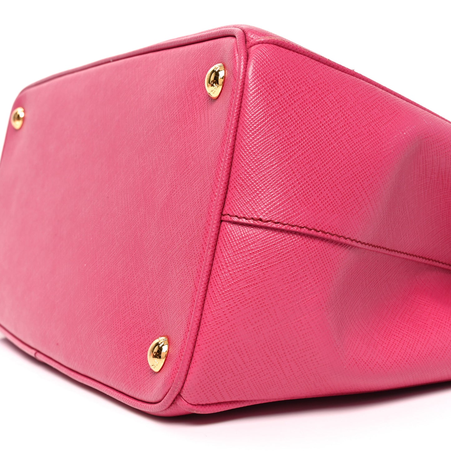 Saffiano Lux Medium Galleria Double Zip Tote Fuxia