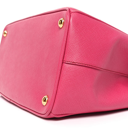 Prada Saffiano Lux Medium Galleria Double Zip Tote Fuxia 9 of 9