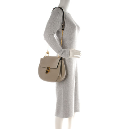 Chloe Grained Lambskin Drew Shoulder Bag Motty Grey 2 of 8