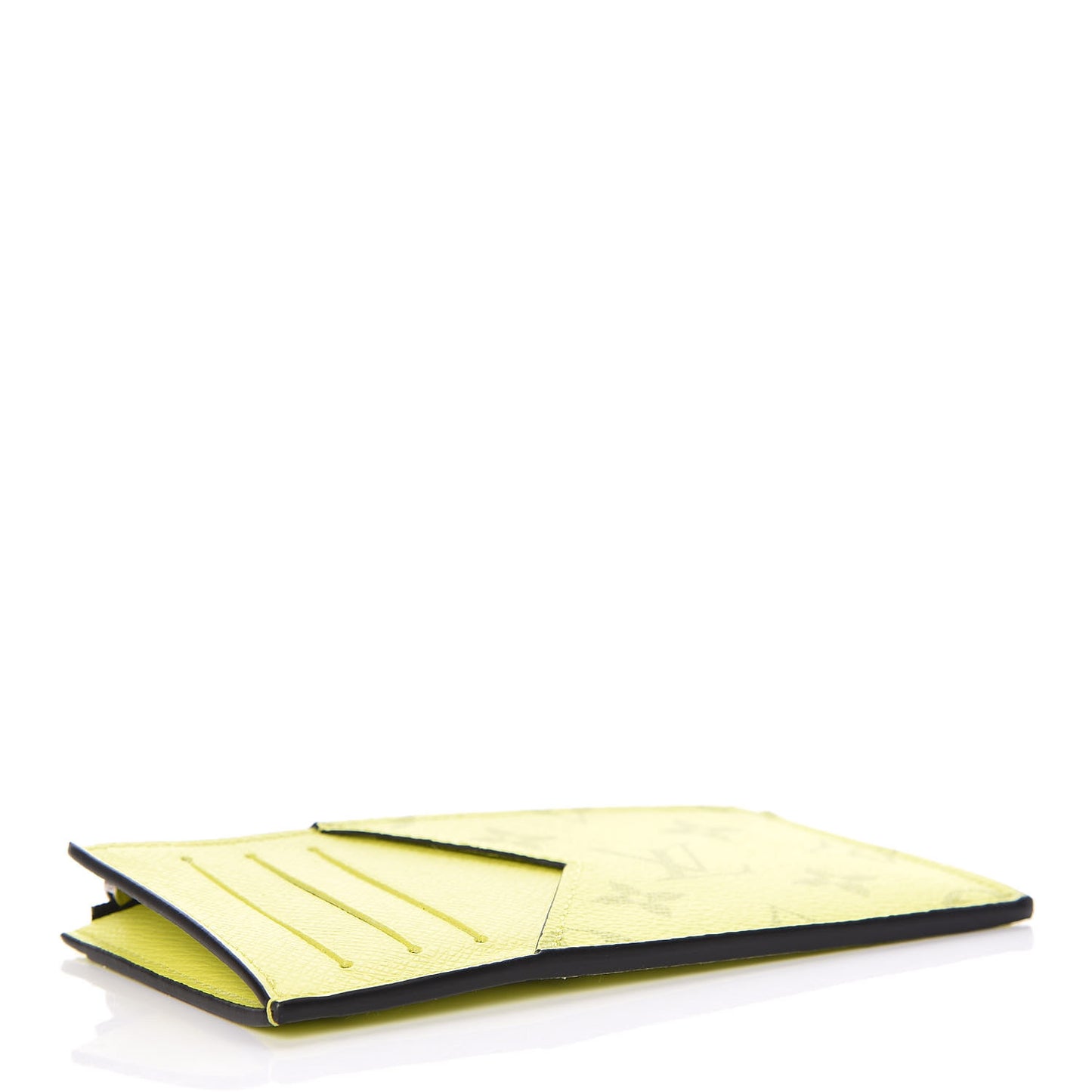 Monogram Taiga Coin Card Holder Yellow