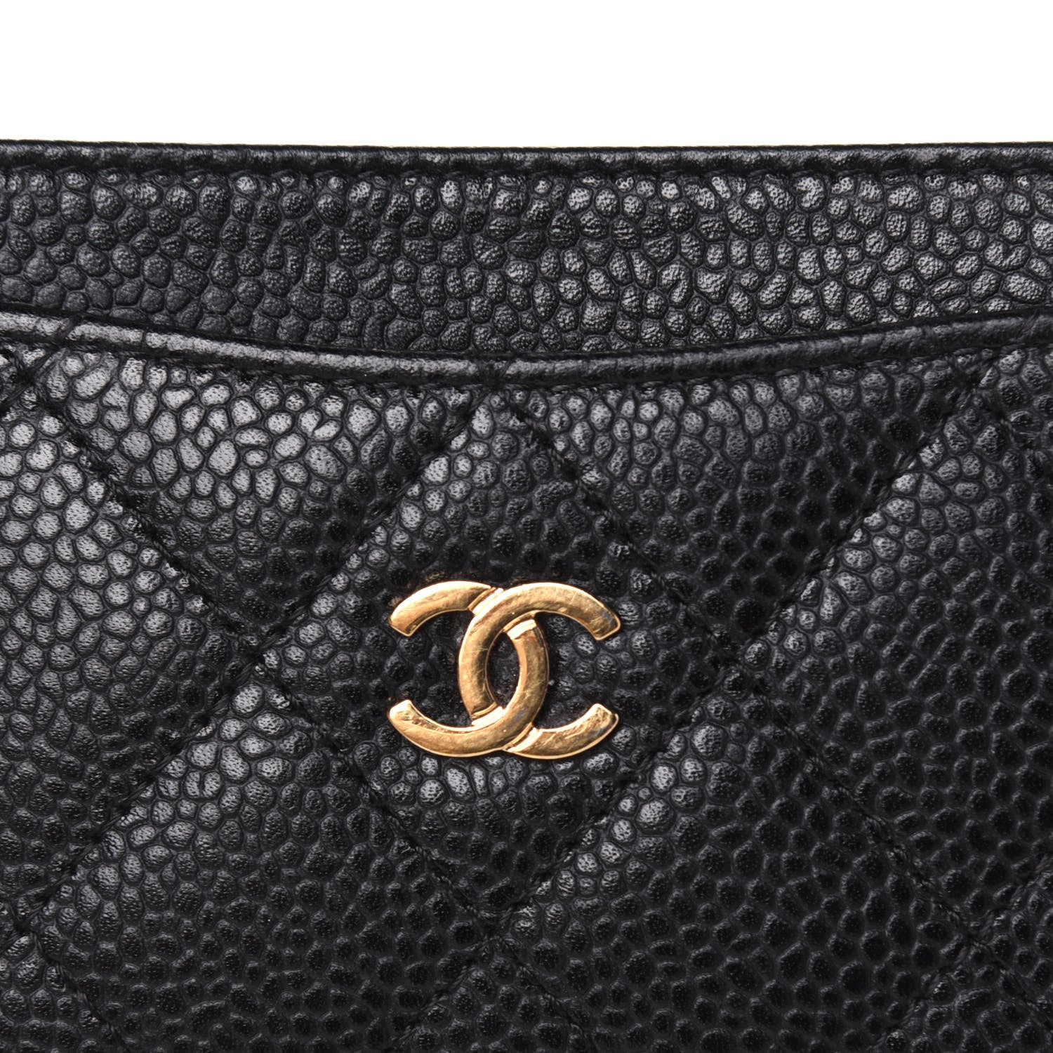 Chanel Caviar Quilted Card Holder Black 10 of 10