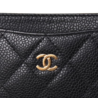 Chanel Caviar Quilted Card Holder Black 10 of 10