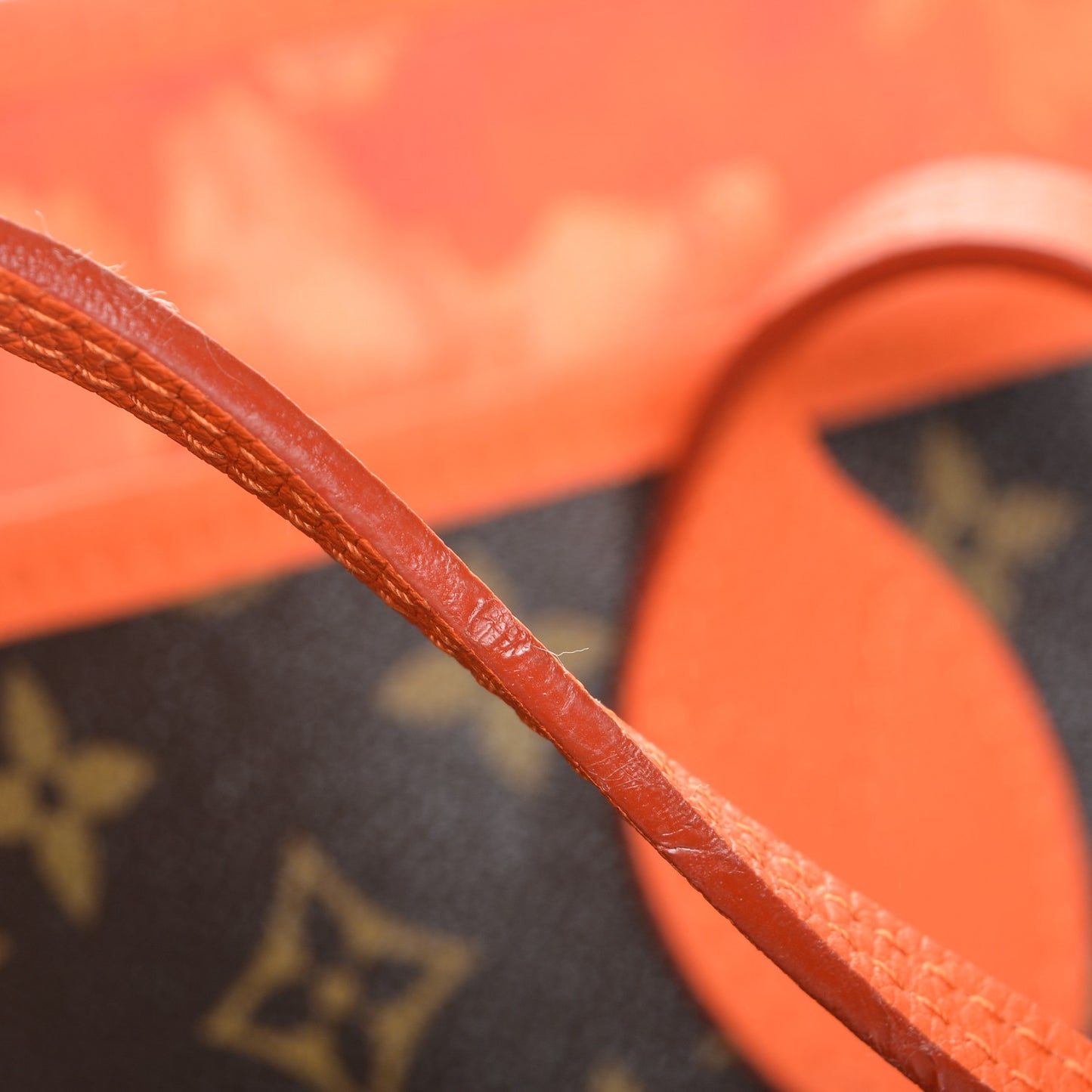 Monogram Articles de Voyage Ikat San Francisco LV Cup Neverfull GM Orange