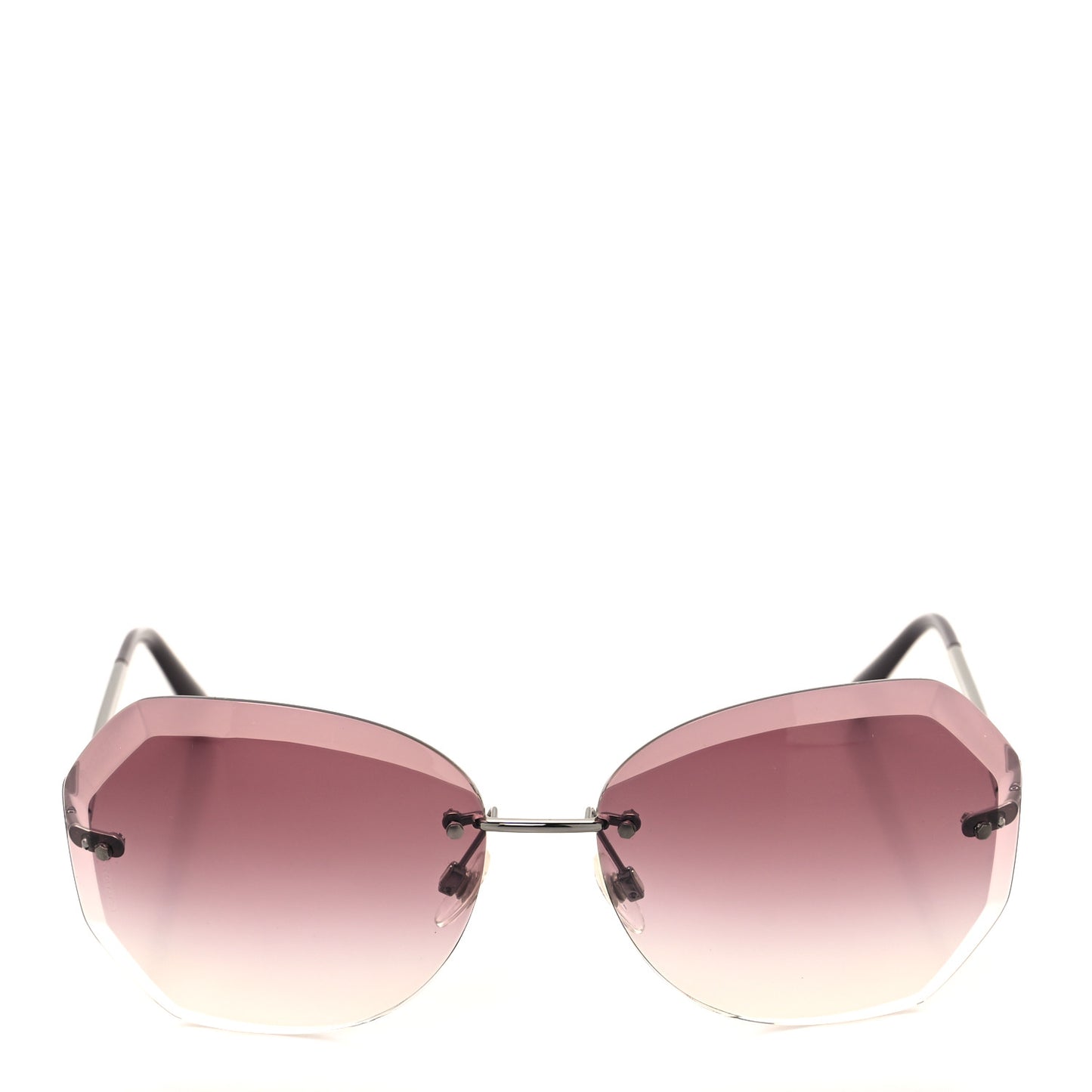 Metal Spring Round Sunglasses 4220 Pink