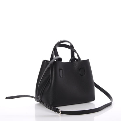 Christian Dior Grained Calfskin Small Blossom Tote Black 4 of 12