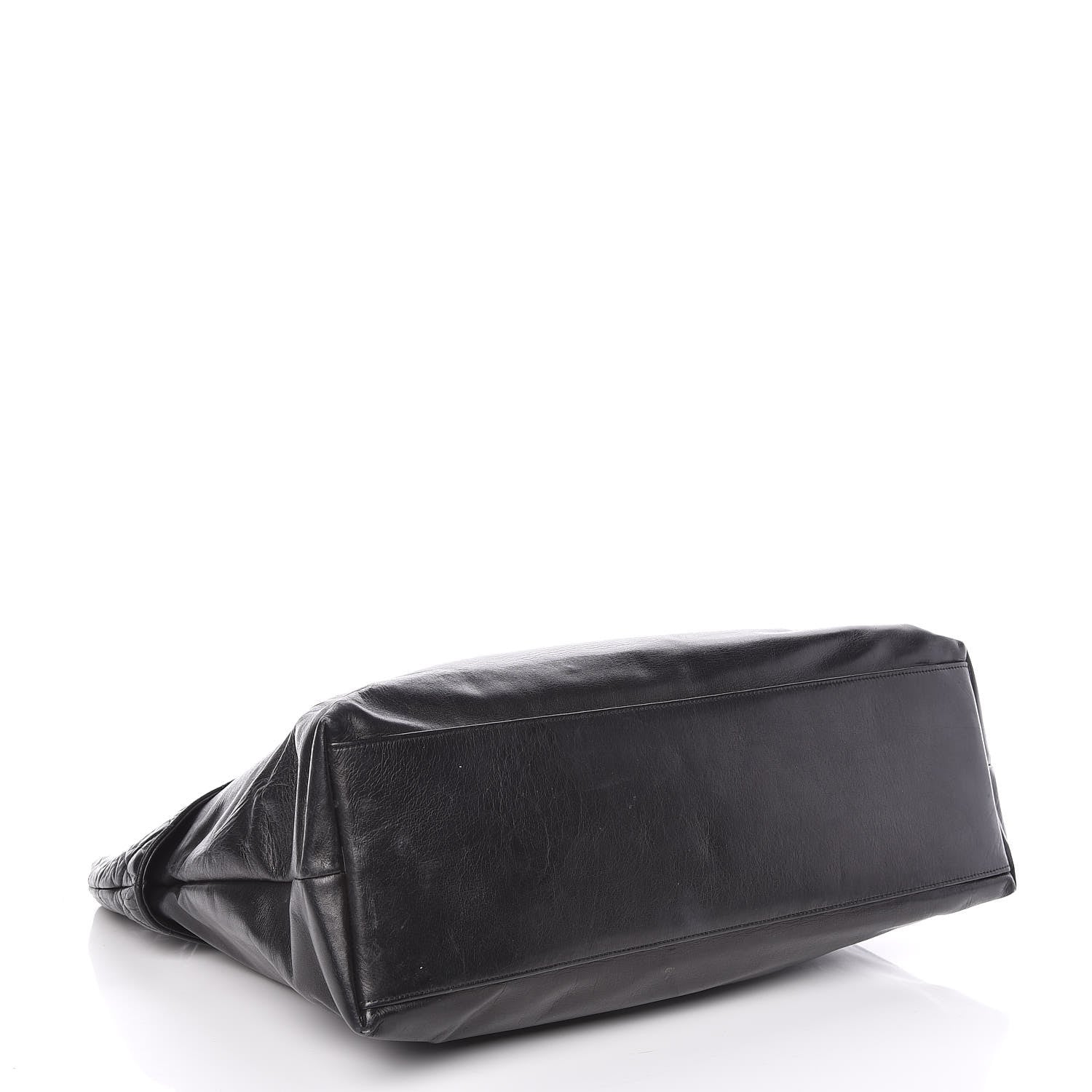 Chanel Calfskin Quilted Large Shoulder Bag Black 4 of 23