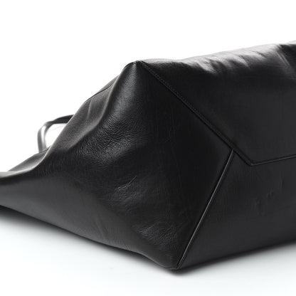 Celine Calfskin Clasp Horizontal Cabas Black 6 of 9