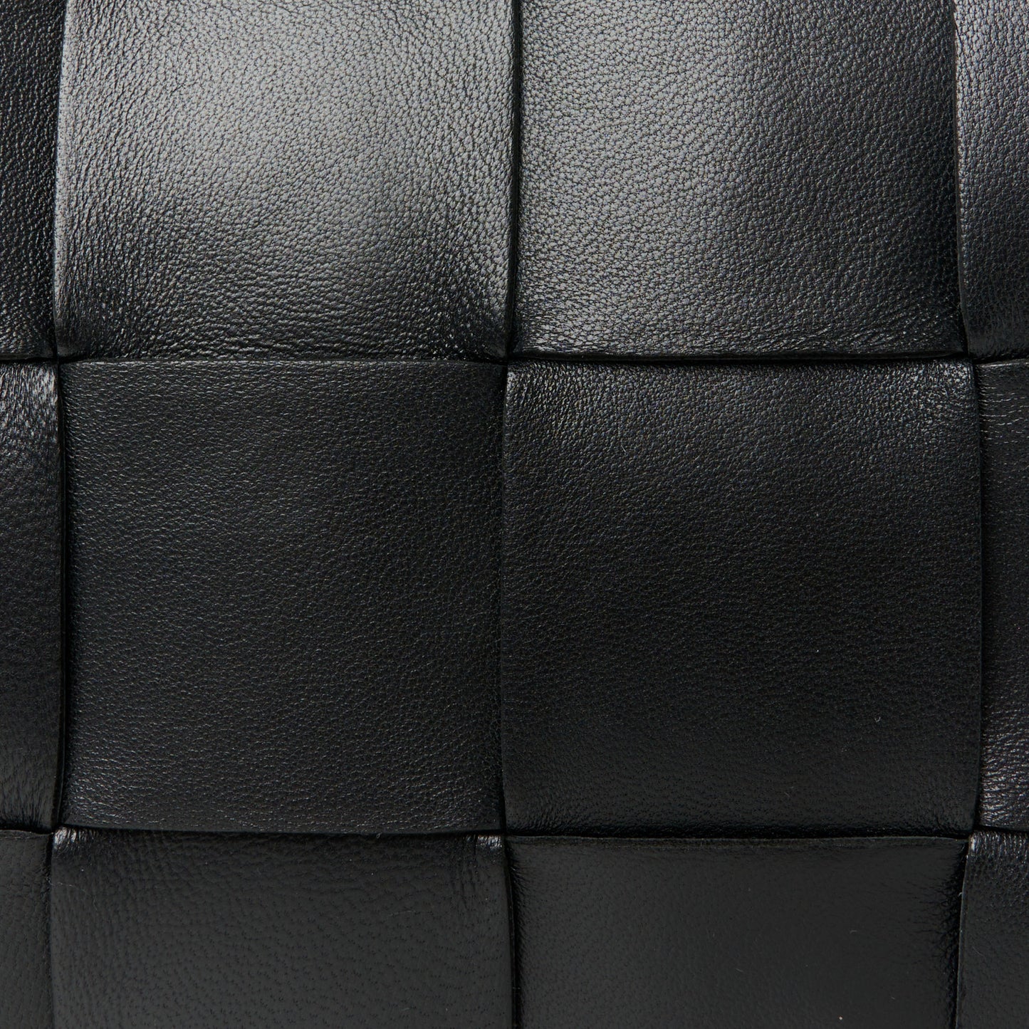 Lambskin Maxi Intrecciato Brick Cassette Bag Black