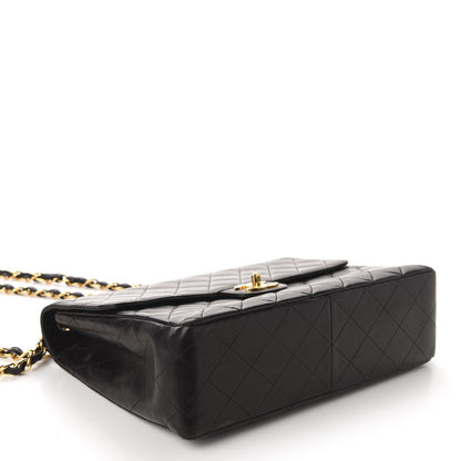 Chanel Lambskin Quilted Jumbo Single Flap Black 4 of 11