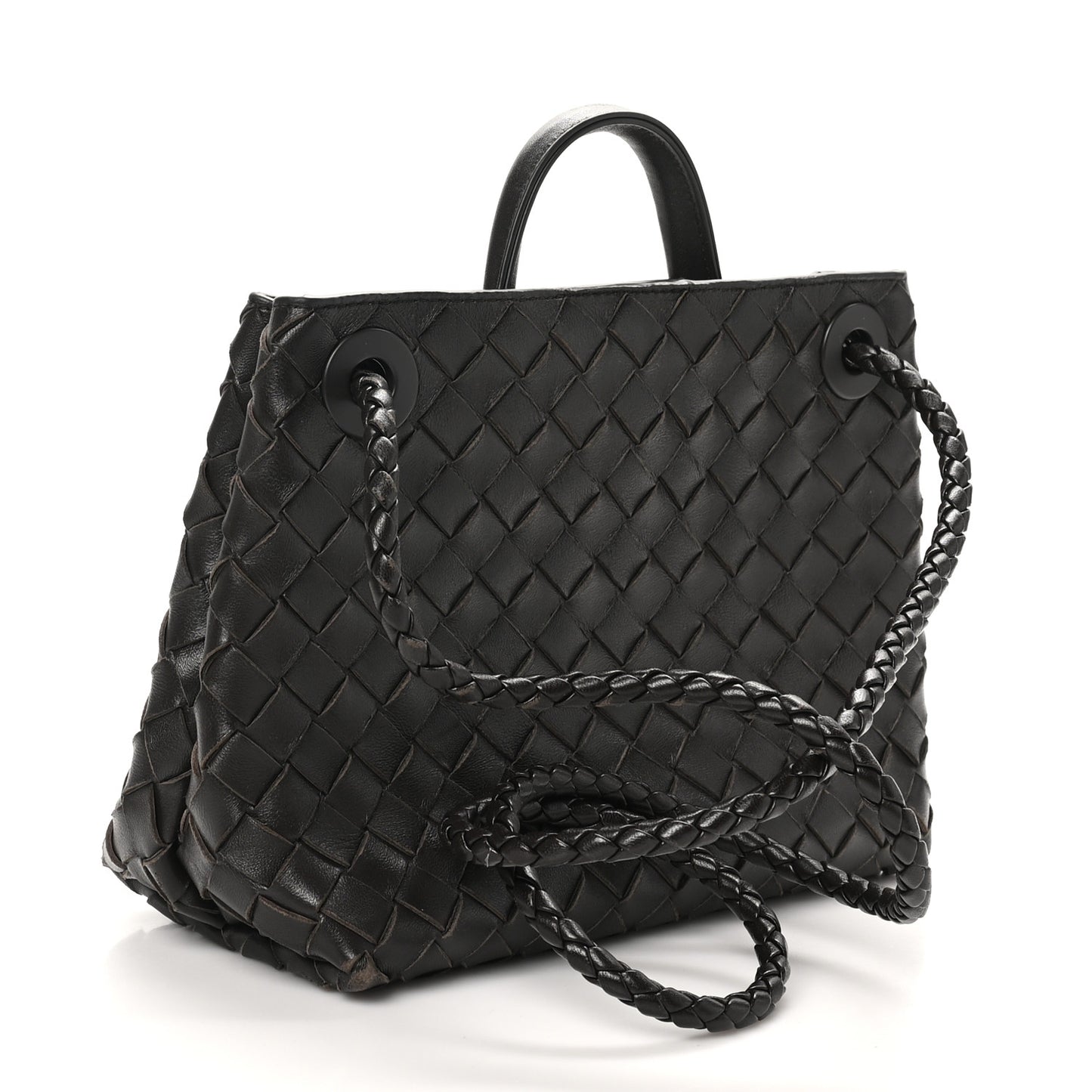 Nappa Intrecciato Small Andiamo Shoulder Bag Fondant