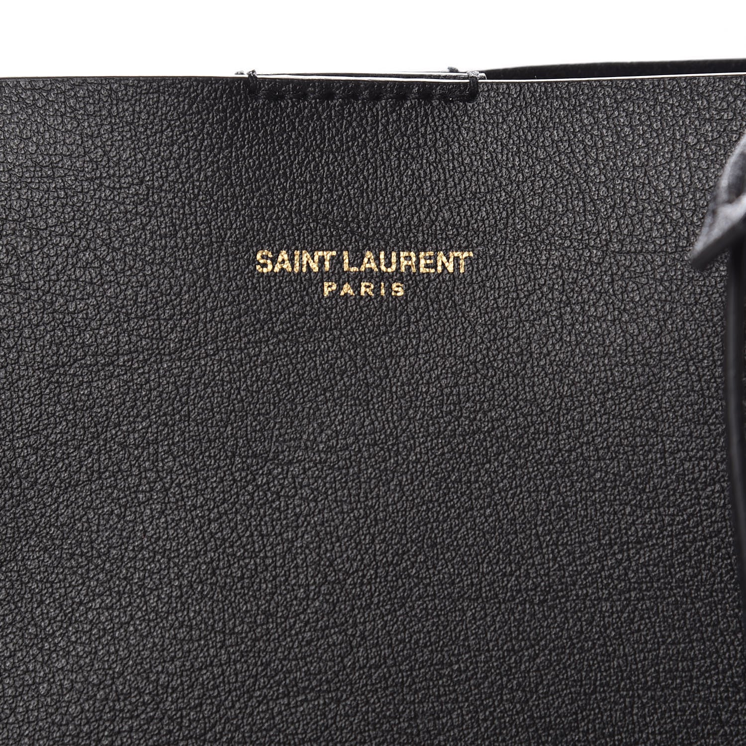 Saint Laurent Calfskin Toy Shopping Tote Black 6 of 9