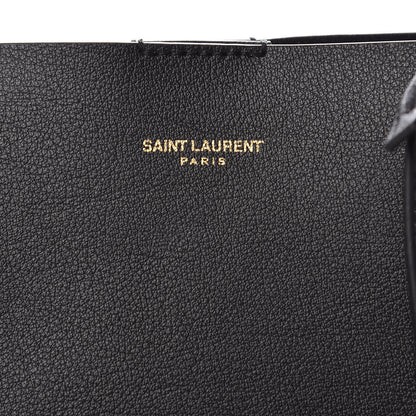 Saint Laurent Calfskin Toy Shopping Tote Black 6 of 9