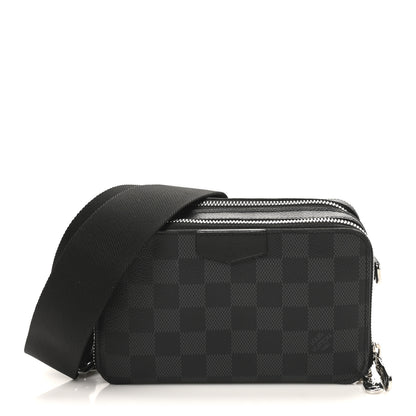 Louis Vuitton Damier Graphite Alpha Wearable Wallet 1 of 9