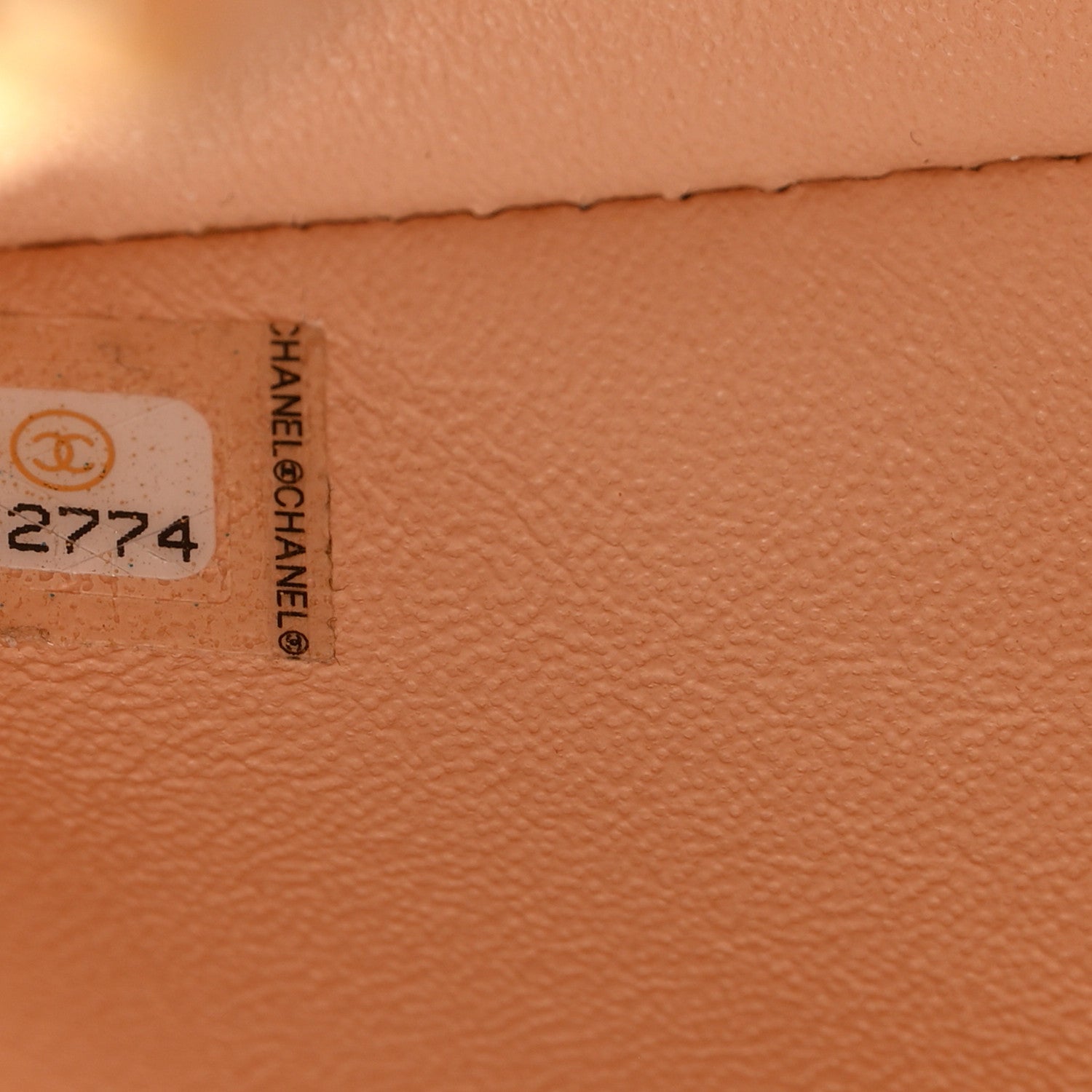 Chanel Lambskin Quilted Mini Rectangular Flap Beige 7 of 10