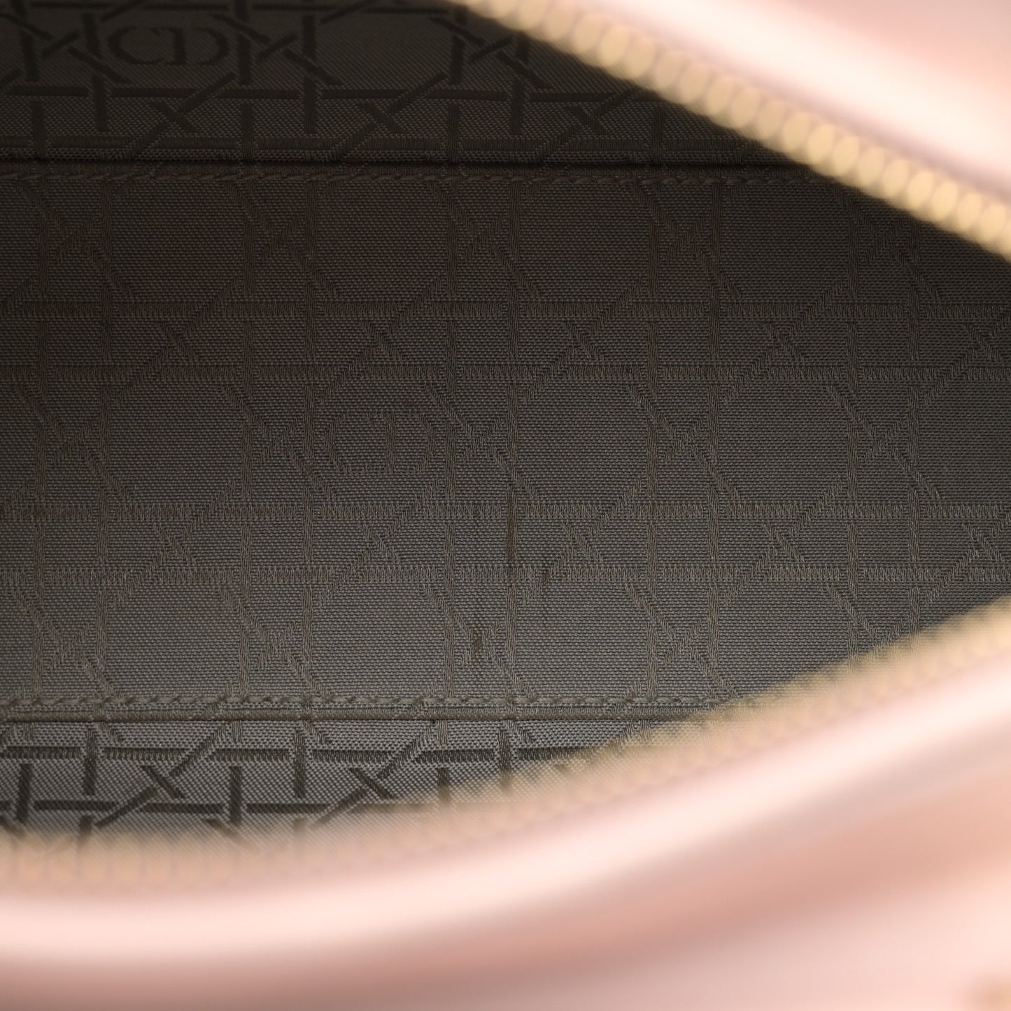 Pearly Lambskin Cannage Medium Lady Dior Lotus