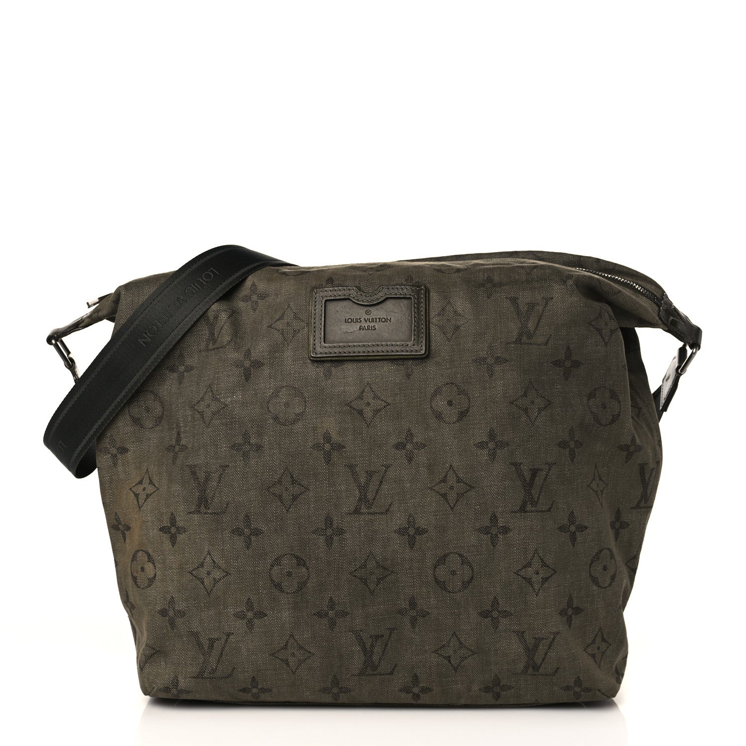 Louis Vuitton Monogram Denim Impression Besace GM Kaki Fonce 1 of 8