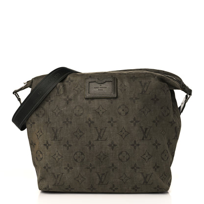 Louis Vuitton Monogram Denim Impression Besace GM Kaki Fonce 1 of 8