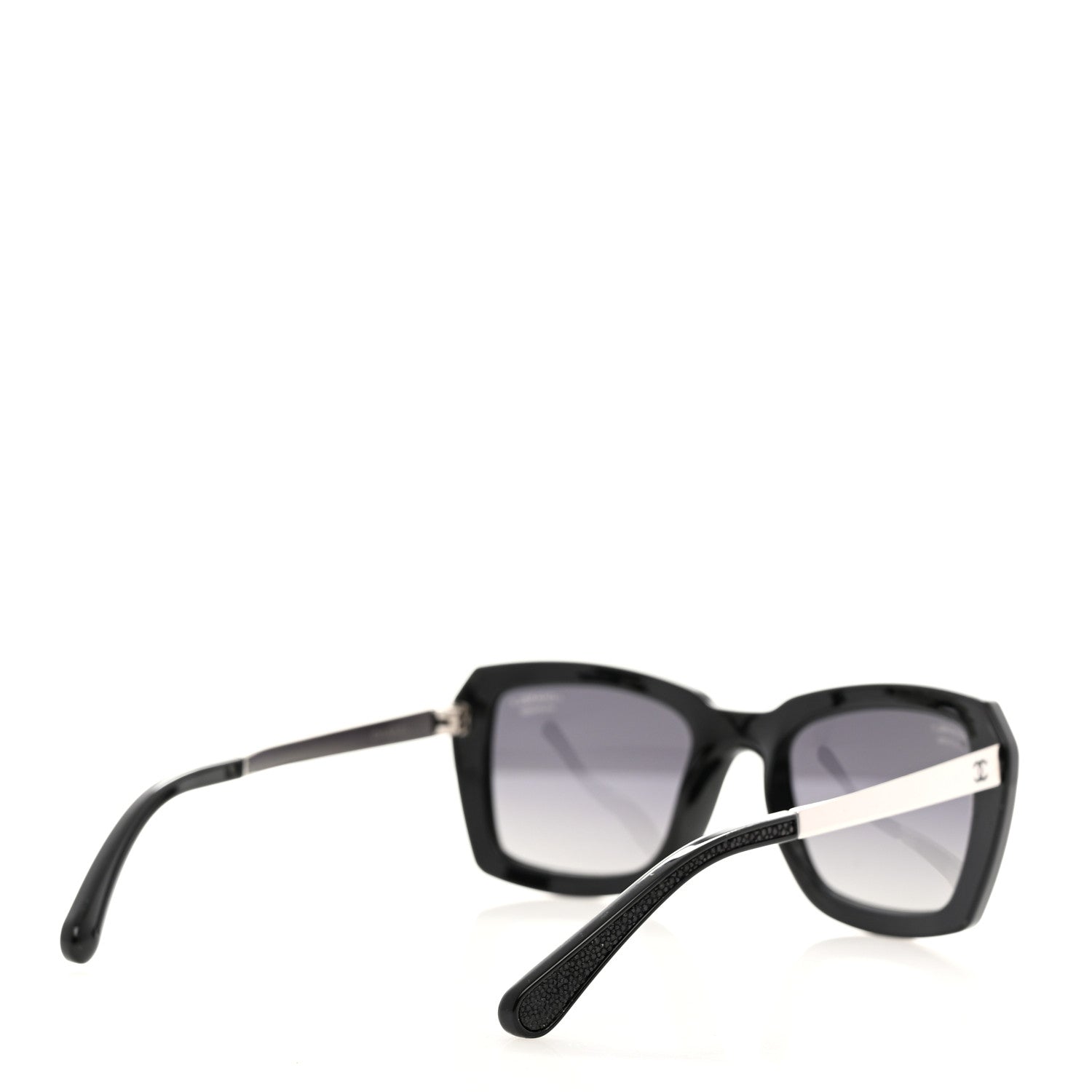 Chanel Stingray CC Polarized Sunglasses 6046-Q Black 4 of 9