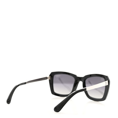 Chanel Stingray CC Polarized Sunglasses 6046-Q Black 4 of 9