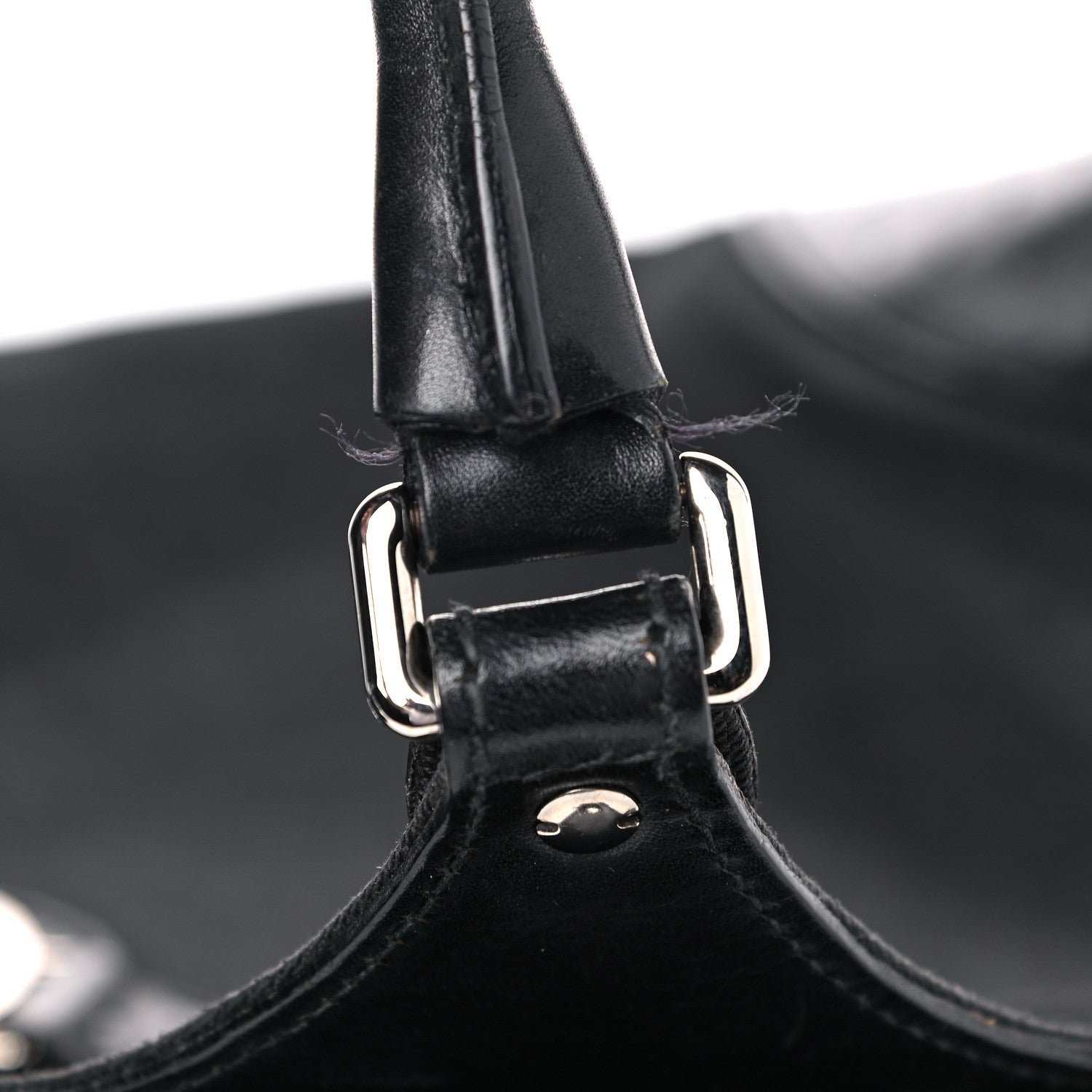 Gucci Canvas Reins Hobo Black 8 of 8