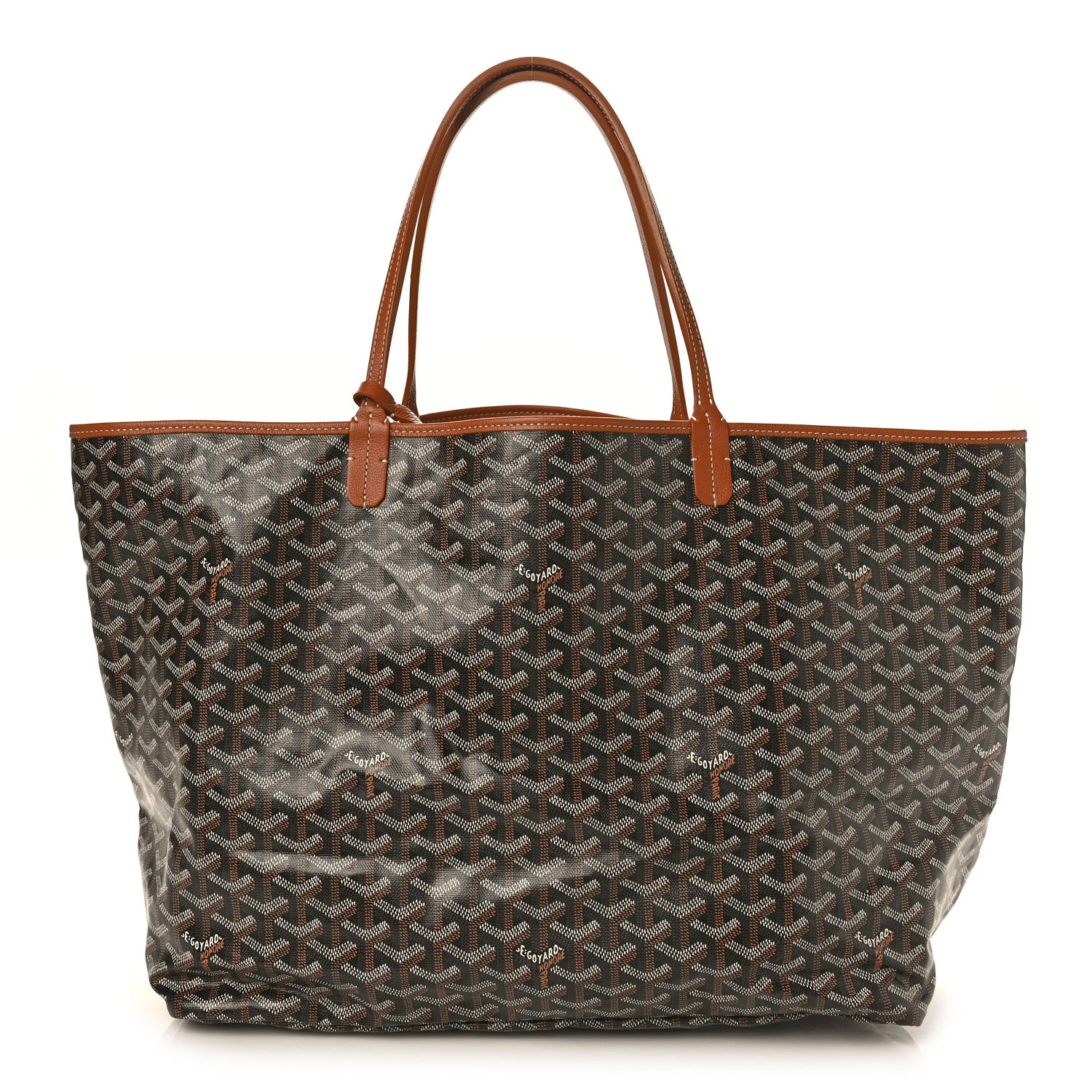 Goyard Goyardine Saint Louis GM Black Gold 3 of 8