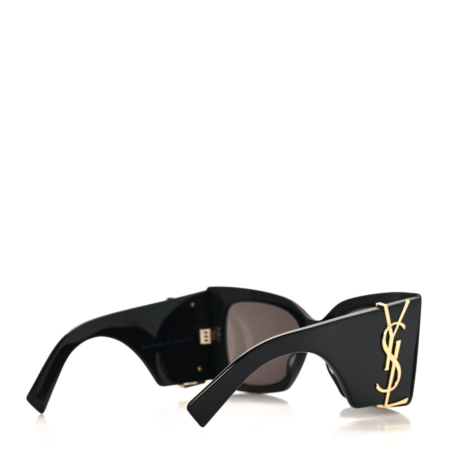 Saint Laurent Acetate Blaze Sunglasses SL M119 Black 4 of 9